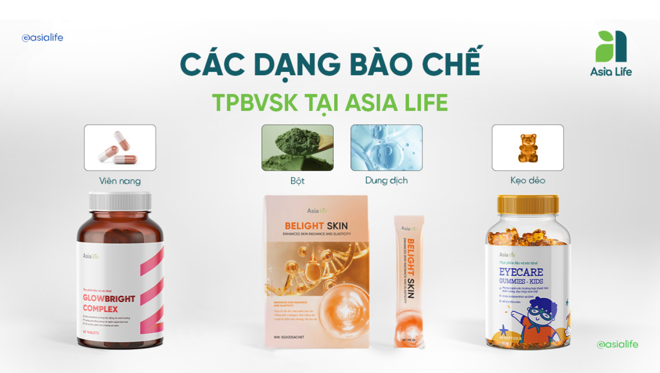 Sản xuất đa dạng các loại bào chế thực phẩm chức năng