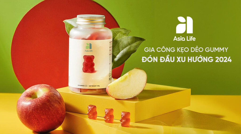 Gia công kẹo dẻo gummy tại Asia Life