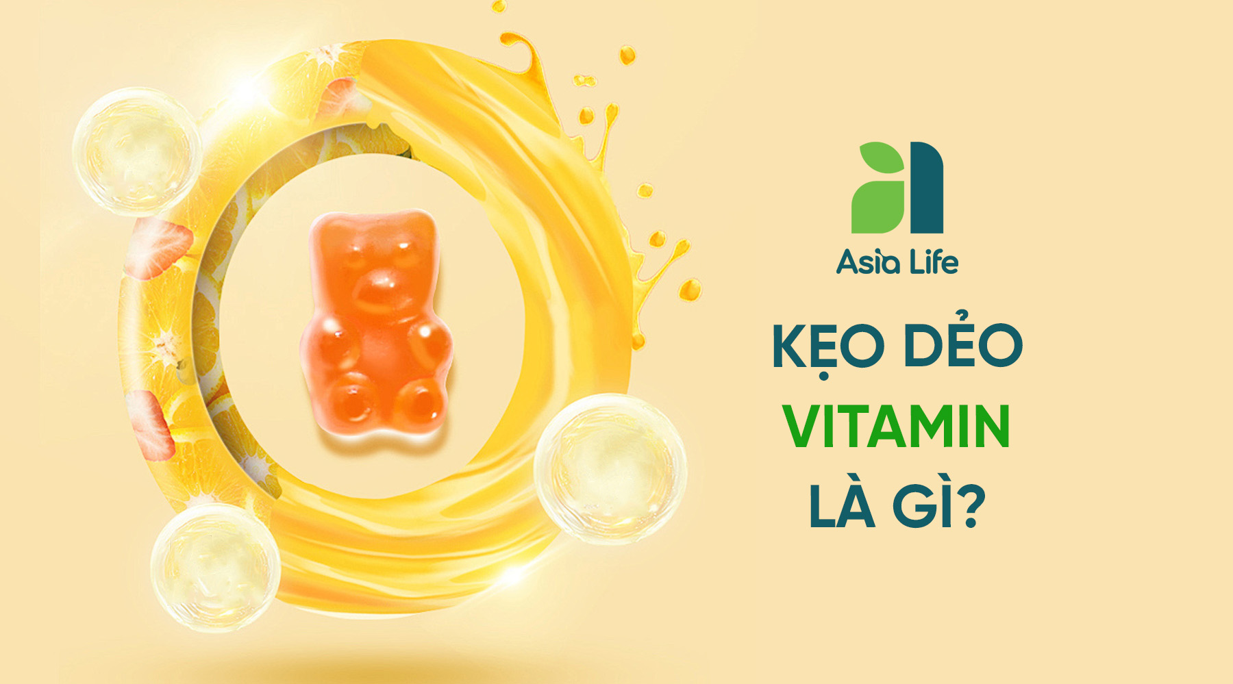 Kẹo dẻo vitamin cung cấp vitamin và khoáng chất cần thiết cho cơ thể