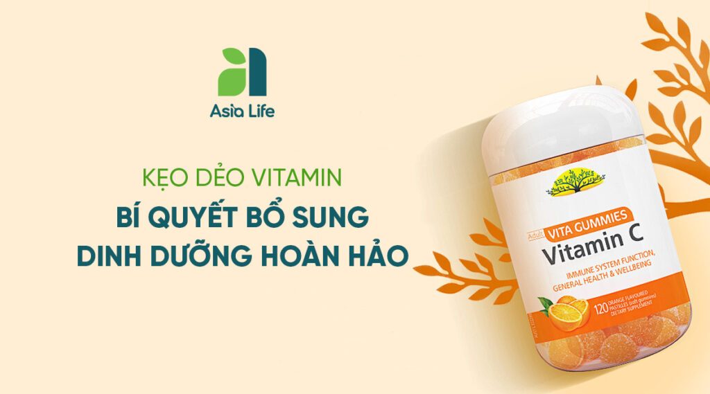 Kẹo dẻo vitamin hỗ trợ bổ sung dinh dưỡng