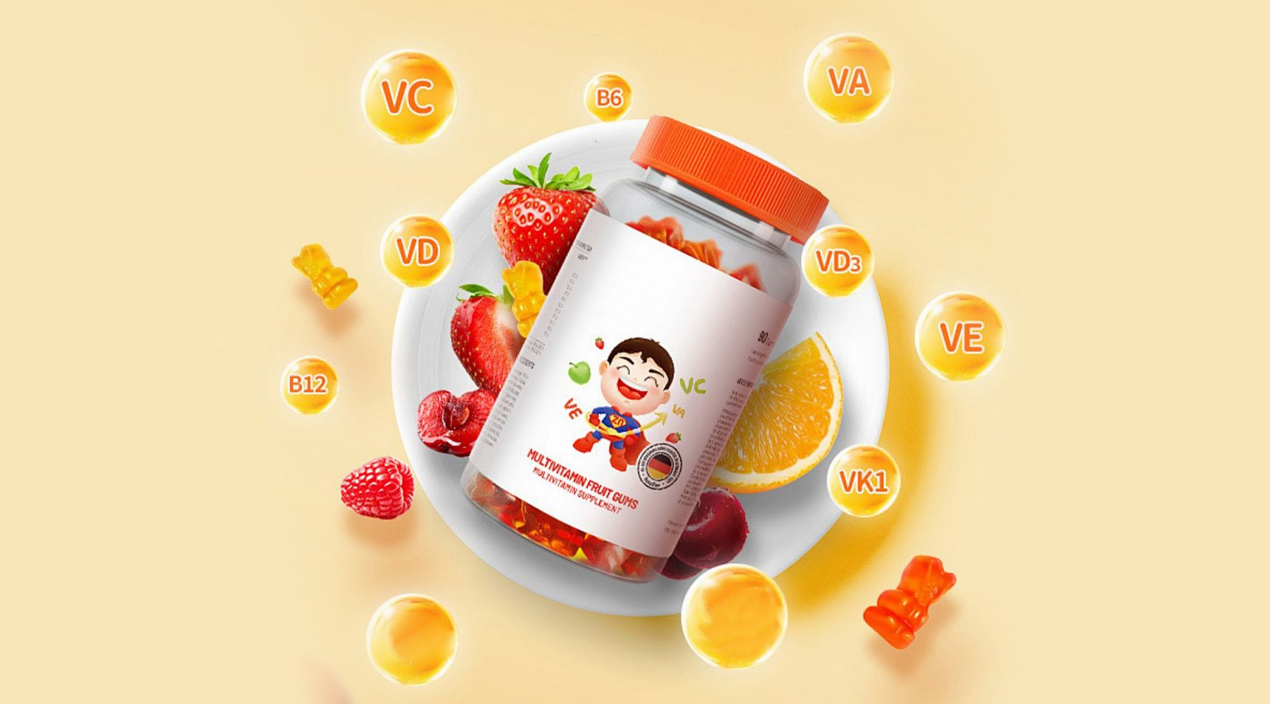 Kẹo dẻo chứa nhiều vitamin và dưỡng chất quan trọng cho cơ thể