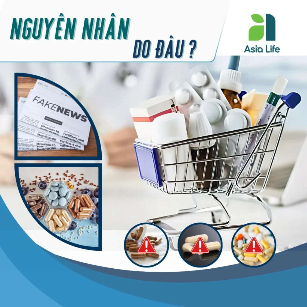 3 nguyên nhân chính dẫn đến việc sử dụng TPCN kém chất lượng