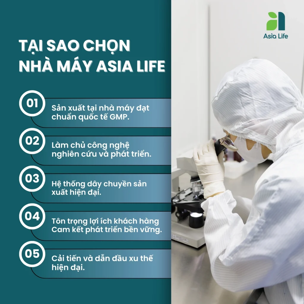 5 lý do tại sao doanh nghiệp nên chọn Asia Life là đối tác gia công TPVN dạng túi gói stick, dạng que