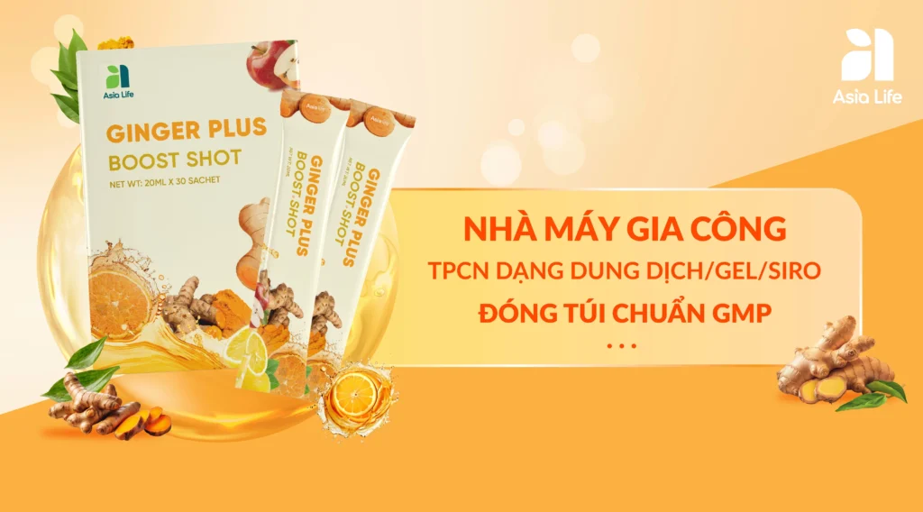 Nhà Máy Gia Công TPCN Dạng Nước/Gel/Siro Đóng Túi Chuẩn GMP